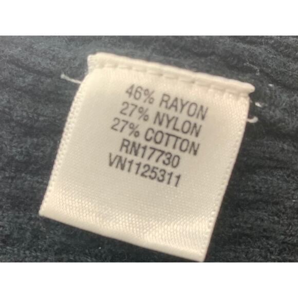 Vintage Y2K Isaac Mizrahi x Target Sz XL Puckered Knit Black Sweater Tank Top - Picture 6 of 7